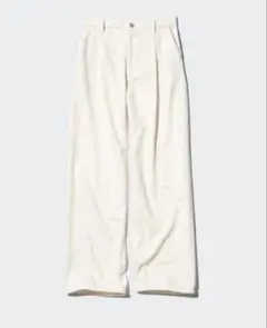 最終価格【美品】ドレープデニムタックパンツS