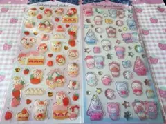 【新作】セリア❤︎Winter jewel sticker❤︎シートシール❤︎2種