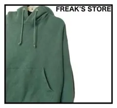 【web限定】　フリークスストア　パーカー　裏起毛　メンズ　レディース　グリーン