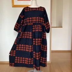 着物リメイク チュニック・ワンピース-kj - メルカリ