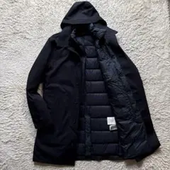 ★美品★ ポロ ラルフローレン ダウンコート 3way フード 取り外し可能 紺