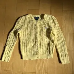 Polo Ralph Lauren カーディガン サイズ6 イエロー