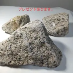 カコウガン（花崗岩）不規則の岩 3個セットのサムネイル