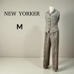 ★大幅値下げ★NEWYORKERウール100%ベスト・パンツセット【USED】M