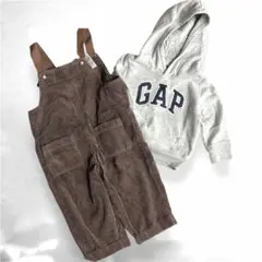 【２点セット】アプレレクール オーバーオール GAP パーカー 90cm 秋冬