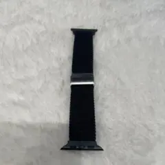 最終お値下⭐️スマートウォッチ替ベルトApple Watch用 黒 ナイロンバンド