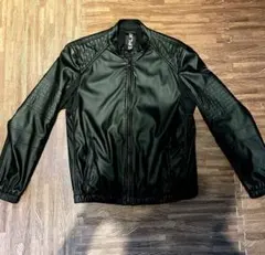 REPLAY リプレイ レザージャケット Black Leather