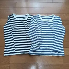 無印良品　サイズ120 長袖Tシャツ　2枚セット　中古品