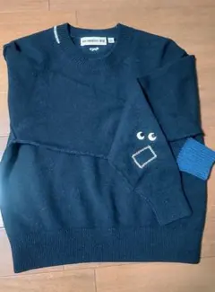 UNIQLO × アニヤハインドマーチ　プレミアムクルーネックセーター