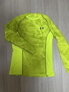 Under Armour ColdGear Fitted LG 蛍光イエロー迷彩