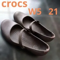 クロックス アリスワーク メリージェーン 黒　21.0cm W5のサムネイル