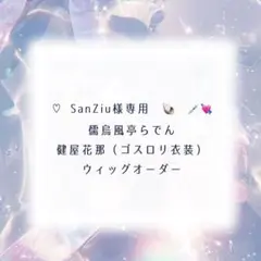 《SanZiu様専用》ウィッグオーダー確認用ページ