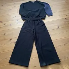 完売品　Champion ✕ADAM ET ROPE'スエット黒