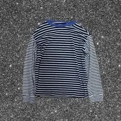 1*8様 00s old uniqlo ボーダー ロンT S 短丈　y2k 平成