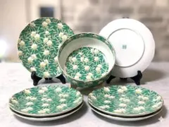 【未使用】有田焼 第一陶器 明国窯 佐賀錦 和皿 7点セット 深鉢 盛皿 飾皿のサムネイル
