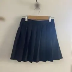 COMME CA ISM 黒プリーツスカート 120A