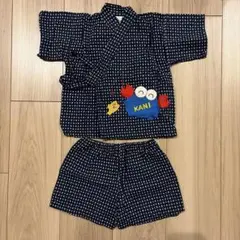 こども用　甚平 90cm ネイビー