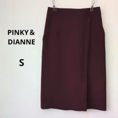 PINKY & DIANNE バーガンディ タイトスカート Sのサムネイル
