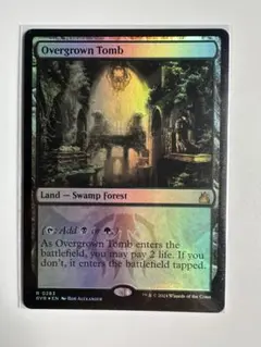 MTG 草むした墓/Overgrown Tomb 英語 1枚 UNFボーダーレス - メルカリ