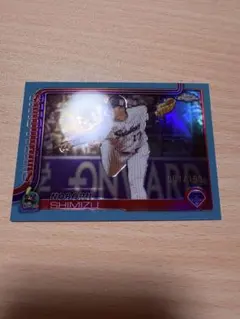貴重　野球カード　topps chrome 清水昇　001/199シリ