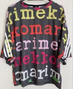 adidas marimekkoロゴ 半袖Tシャツ L