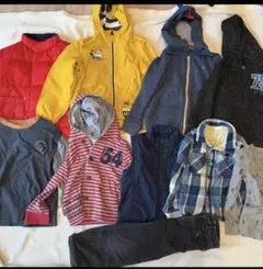 10点まとめ売り男の子１１０　保育園通園アウターユニクロパンツベストパーカー
