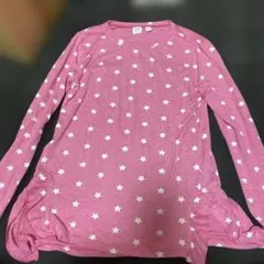 GAP KIDS ピンク 星柄 長袖カットソー XL 150 女の子　ニット