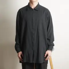 comoli ヨリ杢 size3 レギュラーカラーシャツ コモリ - メルカリ