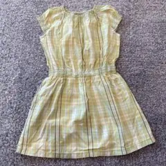 Bebe 半袖　チェック柄　チュニック　100サイズ