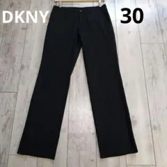 ⑭DKNY　センタープレス　スラックス　パンツ　ブラック　３０サイズ