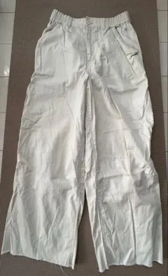 サマンサモスモス SM2 コットンリラックスパンツ カジュアル ワイドパンツ