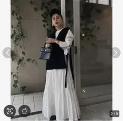 ameri vintage アメリ　コンビ　ワンピース ベスト付き