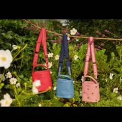 Cath Kidston ザ•リープ　手提げバッグ　レザーバケットバッグ　ピンク