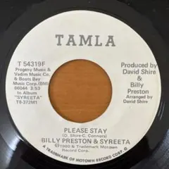 80sソウルBILLY PRESTON &SYREETA PLEASE STAY
