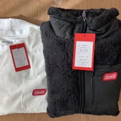 コールマン（Coleman）ボアフリースジャケットＬサイズ＆長袖ＴシャツＬサイズ