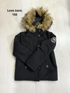 M150 ラブトキ　中綿入り　コート　ジャンパー　ジャケット　アウター　黒