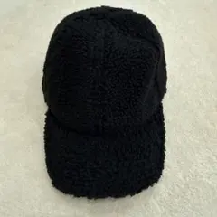 NEW ERA 黒 フリース ボアキャップ