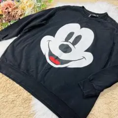 H&M ディズニーコラボ　ミッキーマウス　トレーナー　オーバーサイズ