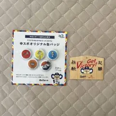 中日ドラゴンズ 中スポオリジナル缶バッジ 激闘の軌跡展限定 ドアラ絵馬