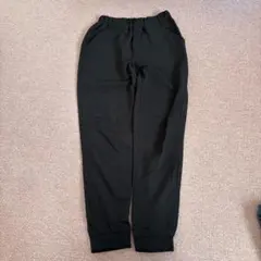 黒ストレッチパンツ裾リブ150cm⭕️即購入