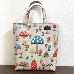 ラミネートトートバック　ハンドメイド　キャスキッドソン