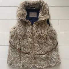Zara GIRLS ファーベスト116センチ