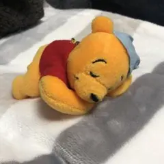 ディズニー プーさん ぬいぐるみ おやすみ マスコット Disney 当時物