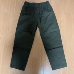 GU ワークパンツ ダークグリーン