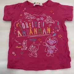 アンパンマン ピンク Tシャツ 90cm
