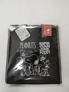 【最安】PEANUTS 保冷温トートバッグ Mサイズ　ブラック