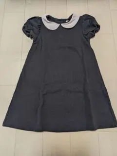 b.ROOM 襟付き半袖ワンピース 110cm