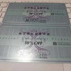 XEBIO HOLDINGS 割引券 10% OFF ２枚 株主優待