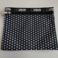 レスポートサック　LeSportsac ドット柄ポーチ ダークグリーン