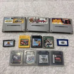 スーパーファミコン、ゲームボーイ・カラー・アドバンス　ゲームソフト 12本セット